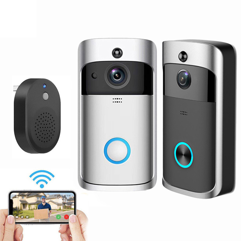 Home Security Uk - Smart V5 Videocitofono Wireless WiFi Campanello