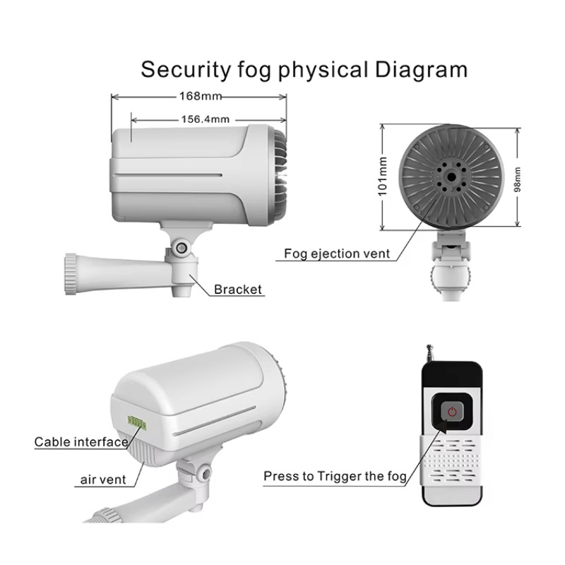 Home Security Fog System - Sistema di Allarme con Generatore di