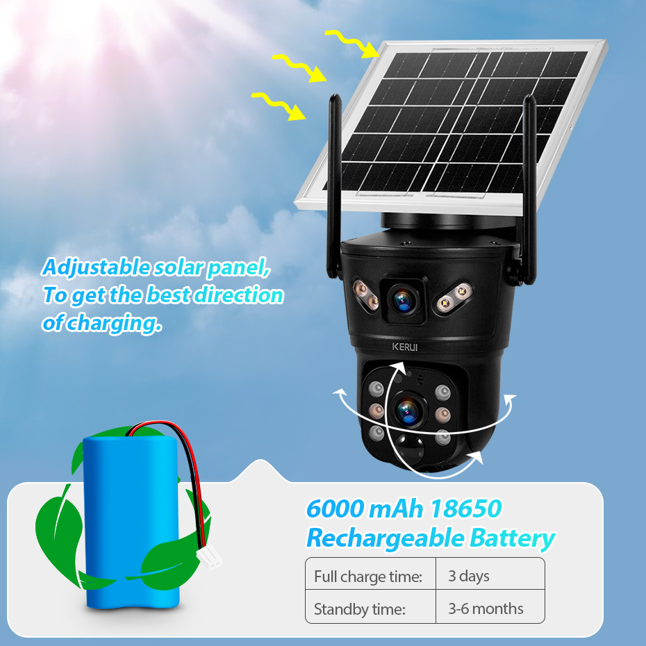 Telecamera Solare KERUI 6MP 4G - Home Security Ideas recensione e prezzo