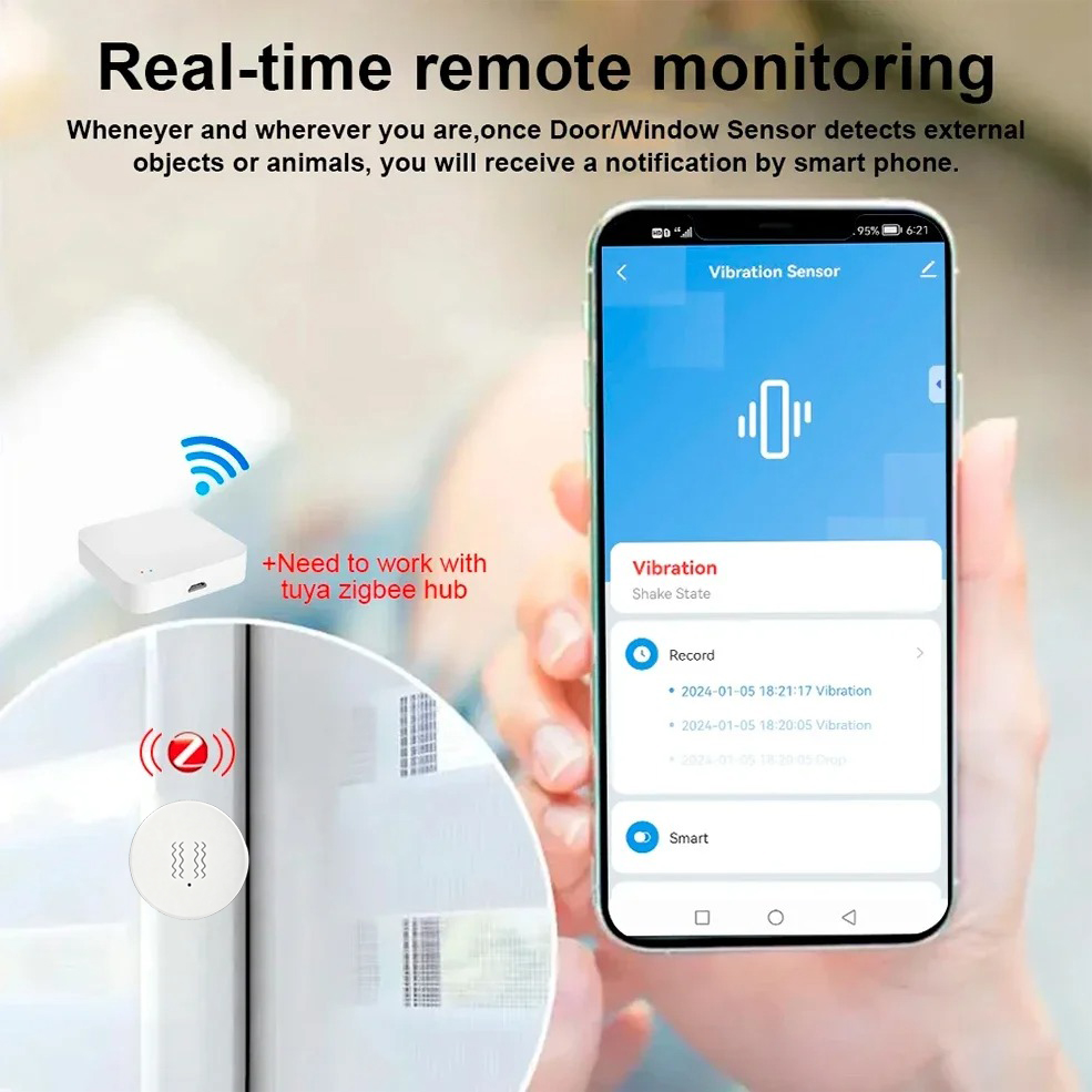 Sensore di Vibrazione e Inclin - Home Security Monitoring System recensione e prezzo