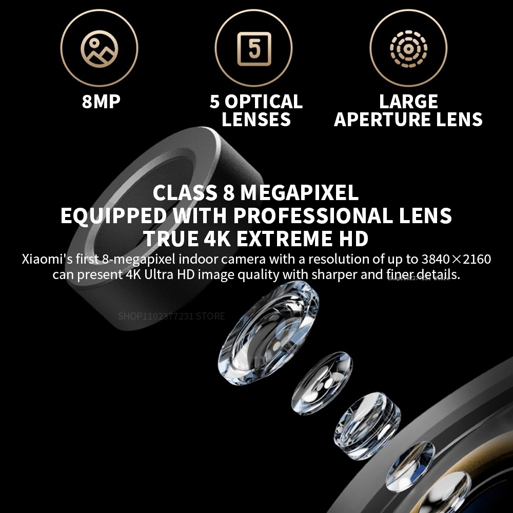 Xiaomi Smart Camera C700 4K 8  - Home Security Camera 360 Xiaomi recensione e prezzo