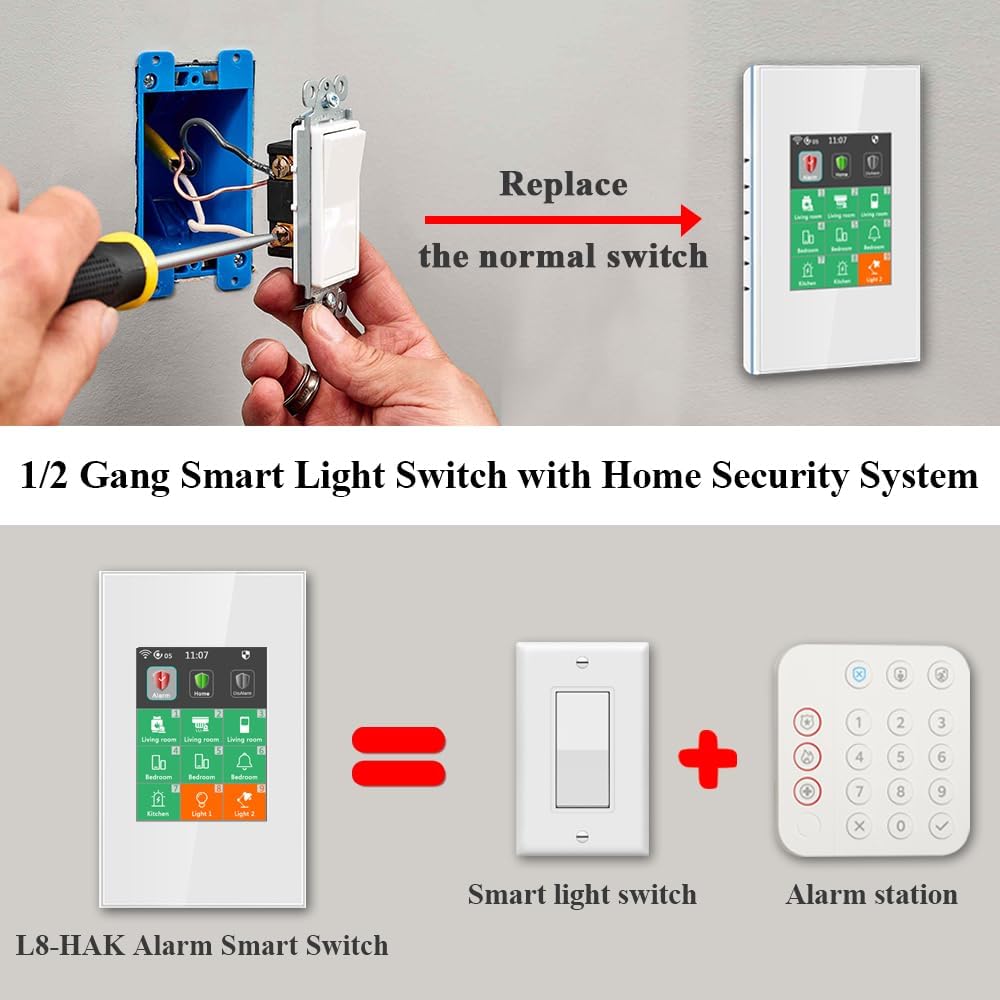 Lanbon LCD Smart Switch 433 mh - Home Security Uk recensione e prezzo
